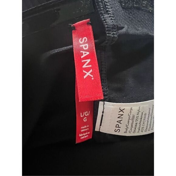 Spanx Women's Very Black Thinstincts 2.0 High-Waist Midthigh Shapewear Large NWT - Picture 3 of 5
